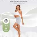 4 Pack Cotton Boy Shorts Underwear for Women Anti Chafing Shorts for Under Dresses Soft Boxers Panties (XXXL)