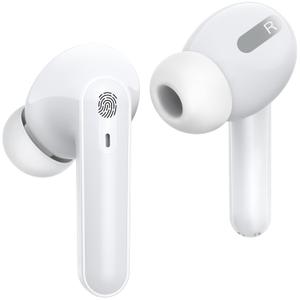 Hearing Aids for Hearing Loss with Volume Control and Noise Cancelling, Adjustable Hearing Amplifiers for Seniors and Adults with Portable Charging Case (White)