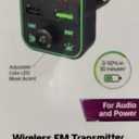 ZGear Set Wireless FM Transmitter With Adaptive Fast Charge And 6 Foot Sync Charge Cable 2 Pack