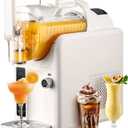 Slushie Machine, 71 oz Slushy Machine for Home, No Ice Needed with 5 Preset Programs, Self-Cleaning Function, Frozen Drink Maker for Margaritas, Frapps, Milkshakes, Ice Cream, and More (White)