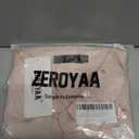 ZEROYAA Men's Linen Shirts Short Sleeve Summer Casual Button Down Beach Shirt with Pocket (Pink, M)