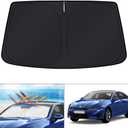 KUST Windshield Sun Shade for 2021-2026 KIA K5 / 2020-2026 Hyundai Sonata Accessories, Custom Fit Car Front Sunshade Window Sun Visor Protector Foldable Blocks UV Rays Keep Your Car Cooler