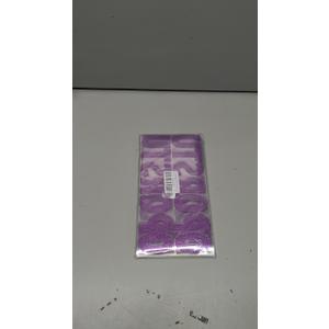 376 Pcs 24 Sheets Large Letter Stickers Glitter Big Font Alphabet Number Self Adhesive Vinyl Stick on Letters Sticker for Mailbox Crafts Poster Bulletin Boards Classroom Home Decor (Purple, 2.5 Inch)