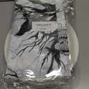 Halloween Party Decorations Crows Tableware 142Pcs Gothic Halloween Plates and Napkins Silhouette Tree Crow Bird Cage Banner Tablecloth for HALLOWEEN Horror Theme Party Supplies