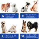 Inflatable Dog Cone,Adjustable Recovery Collar for Dogs After Surgery,Prevent from Biting & Scratching,Not Block Vision (M, Blue) (M-Neck 10''- 14'', Blue)