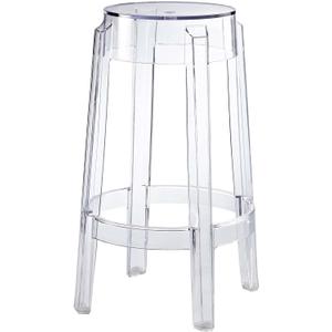 Modway Casper Modern Acrylic Counter Bar Stool in Clear - Fully Assembled