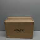 4 Tier Plastic Storage Bins with Lid 23QT, Stackable Storage Bins