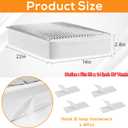 YUNVI RV Skylight Insulator 14x22x2.8,RV Vent Cover and Skylight Shade,Waterproof RV Vent Insulator Sunroof Pillow for Inside Camper Shower