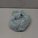 uxcell Square Ottoman Cover 18x18x18inch Stretch Polyester Washable Ottoman Slipcovers Elastic Foot Stool Foot Rest Protector for Living Room Bedroom, Light Green