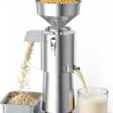 Commercial Soy Milk Maker,Heavy-Duty 1100W Commercial Motor 25KG/H Automatic Stainless Steel Soybean Milk Maker Machine 2800RPM with Slag Separation for Soymilk,Nut Milk,Tofu,Rice Milk for Restaurant