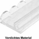 American Mahjong Racks with Pushers, Clear Acrylic Tile Holders, 4-Pack, One Size