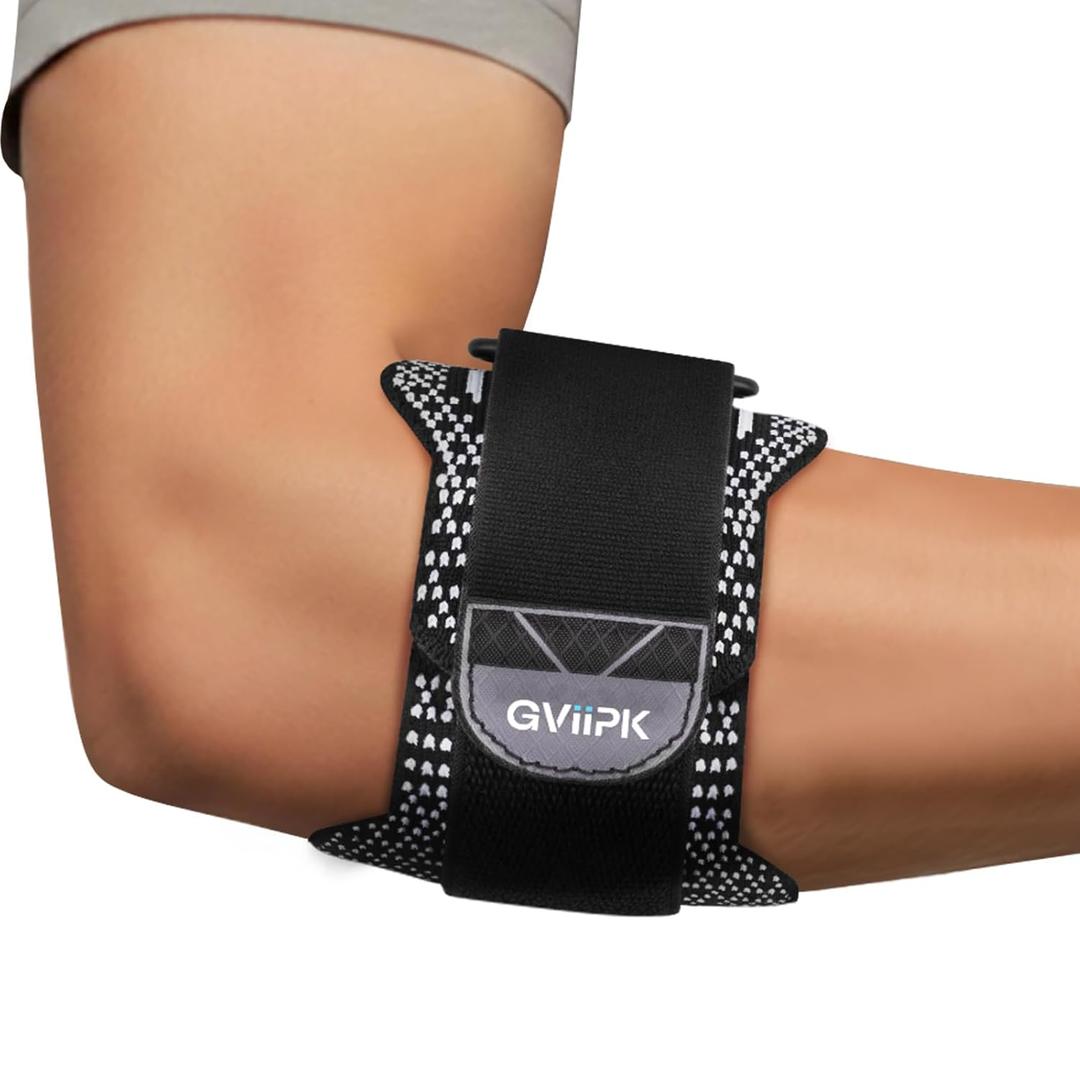 360° Coverage Upgraded Tennis Elbow Brace for Men Women, Adjustable Golfers Elbow Support Strap Band for Tendonitis Double Pressure,Golfers Elbow Brace for Tennis & Golfers Elbow,Tendon Pain Relief