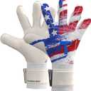 T1TAN Beast Goalkeeper Gloves - Without Finger Protection - Soccer Goalie Gloves Adult - Professional Goal Keeper Gloves for Youth, Men & Women - Size 6-11 (9, USA Beast 3.0)