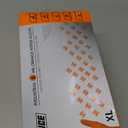 1st Choice 6 mil Orange and Green Gloves, Disposable, Latex Free Raised Diamond Grip Mechanic Glove for Men and Women