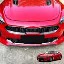 YOUTOOCAR Grille Cover Trim Compatible with Kia Stinger 2018-2023 Accessories (Carbon Fiber Pattern, Center Grille Cover)