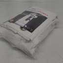 LumiLoom Room Divider Curtains for Living Room, Extra Wide 100% Blackout Curtains for Bedroom with Grommets, Heavy Duty Flax Linen Soundproof Drapes for Sliding Door, 2 Panels Set 100 x 96 Inch-Ivory