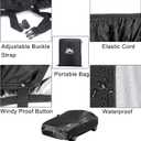 Full Car Covers for Sedan, Car Cover Waterproof All Weather Windproof Dustproof UV Protection Scratch Resistant Indoor Outdoor Univers