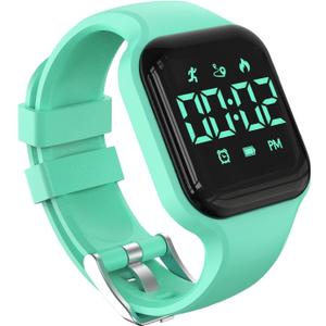 Kids' Digital Sport Pedometer Watch for Boys Girls,Waterproof, Fitness Tracker Watch, with Vibrating Alarm & Calendar, for Children, Teens, Students