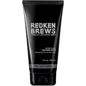 Redken Brews Molding Paste For Men For all Hair Types - High Hold & Maximum Control, Natural and Matte Finish, Sulfate-Free (5 Fl Oz (Pack of 1))