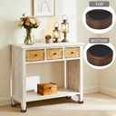 Sopicoz Wood Bed Risers, Heavy Duty Wood Blocks, 1 inch Stackable to 2 inch 3 inch 4 inch High, Furniture Risers for Couch Sofa Cabinet Ottoman End Table (4pcs Round)