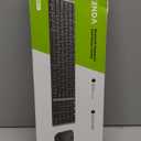 seenda Bluetooth Keyboard and Mouse Combo for Mac, SKM64-2 Rechargeable Slim Wireless Keyboard Mouse Compact, 3 Multi-Device Connection, Compatible for Mac, MacBook Pro/Air, iPad, Black Gray