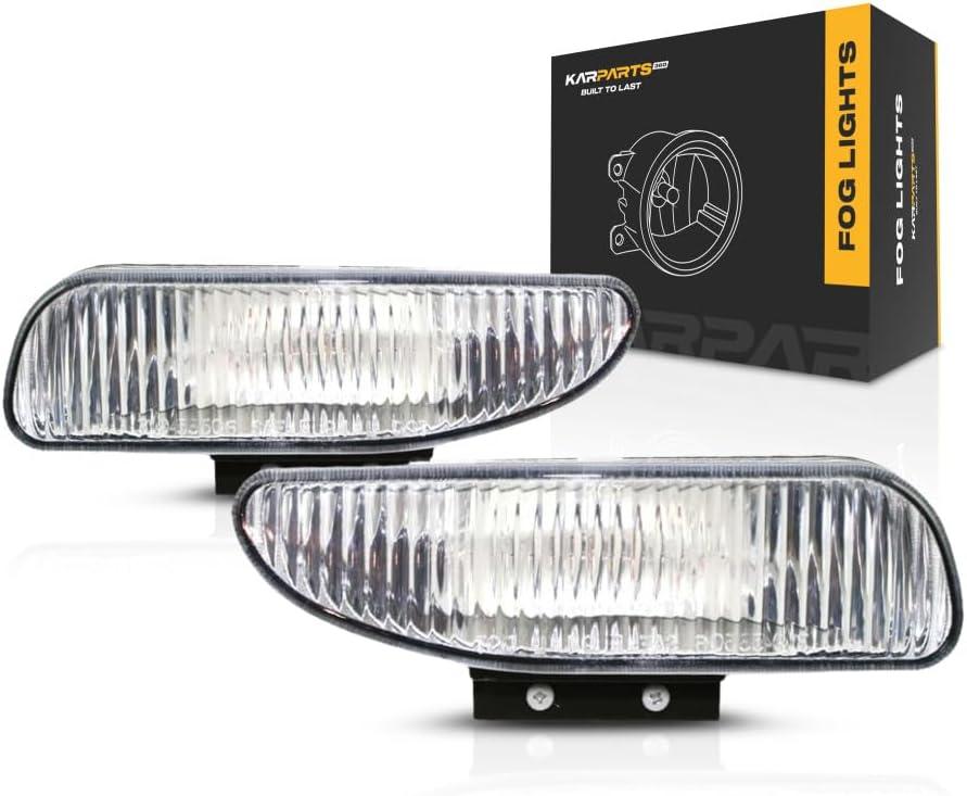 For Ford Mustang 1994 1995 1996 1997 1998 Fog Light Driver and Passenger Side Pair | Replacement For FO2596101
