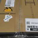 AX WABER Floor TV Stand with Mount for 26-55 inch TVs up to 77 lbs, Height Adjustable Swivel Tilt TV Stand with Wood Base, Saving Space Design for Bedroom, Living Room and Corner, White