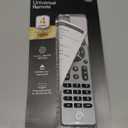 GE Universal Remote Control for Samsung, Vizio, LG, Sony, Sharp, Roku, Apple TV, TCL, Panasonic, Smart TVs, Streaming Players, Blu-ray, DVD, 4-Device, Silver, 33709