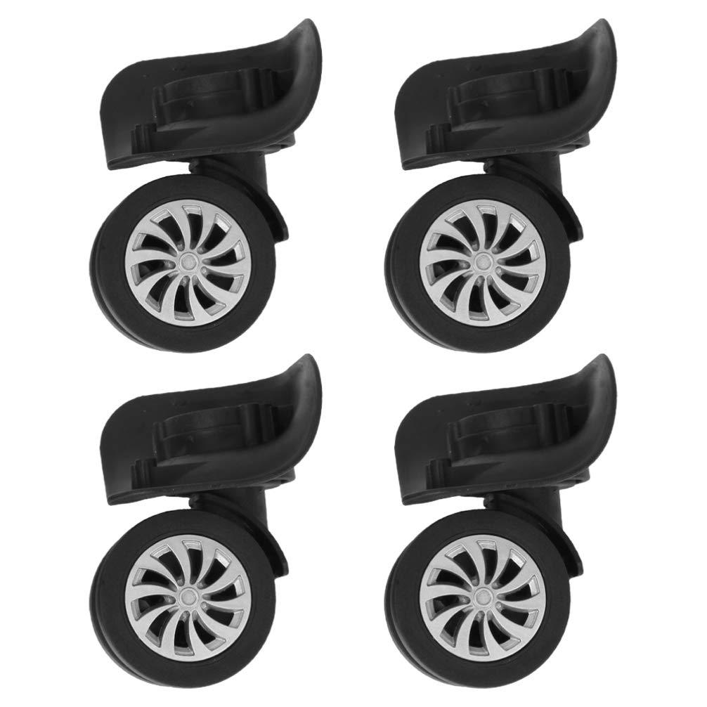 BESPORTBLE 4pcs Luggage Suitcase Caster Wheels Swivel Wheel Replacement Luggage Travel Suitcase Wheels Plastic Bearings Repair Set for Luggage Kits