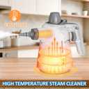 Spurgehom Handheld Steam Cleaner, Portable Steamer with 11 PCS Accessory & Safety Lock, Large Capacity Steam for Cleaning, Multipurpose Steam Cleaner for Home, Car, Window
