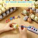 Beeveer 60 Pcs Pastel Easter Speckled Eggs 2.4 in Plastic Speckled Eggs with Pulp Cartons Vase Filler Bowl Basket for DIY Spring Easter Rustic Decor DIY Game Kitchen Craft Adornment(Classic Colors)