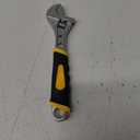 Utoolmart 8 Inch 28mm Opening Jaw TPR Grip Adjustable Wrench 1Pcs