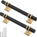 30 Pack 4 Inch Black and Gold Cabinet Pulls Black and Gold Cabinet Handles Kitchen Cabinet Pulls Dresser Drawer Pulls Kitchen Cabinet Hardware