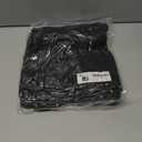 Womens Oversized Hoodies Sweatshirts Casual Lantern Sleeve Peplum Tops Drawstring Loose Hooded Pullover Workout Top (Medium, Black)