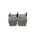 Oval Water Hyacinth Basket 3Pcs