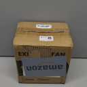 HG Power 6 Inch Exhaust Fan, 308CFM Wall Exhaust Fan for Kitchen, Metal Extractor Fan for Attic, Garage, Window Ventilation, HVAC System (White)