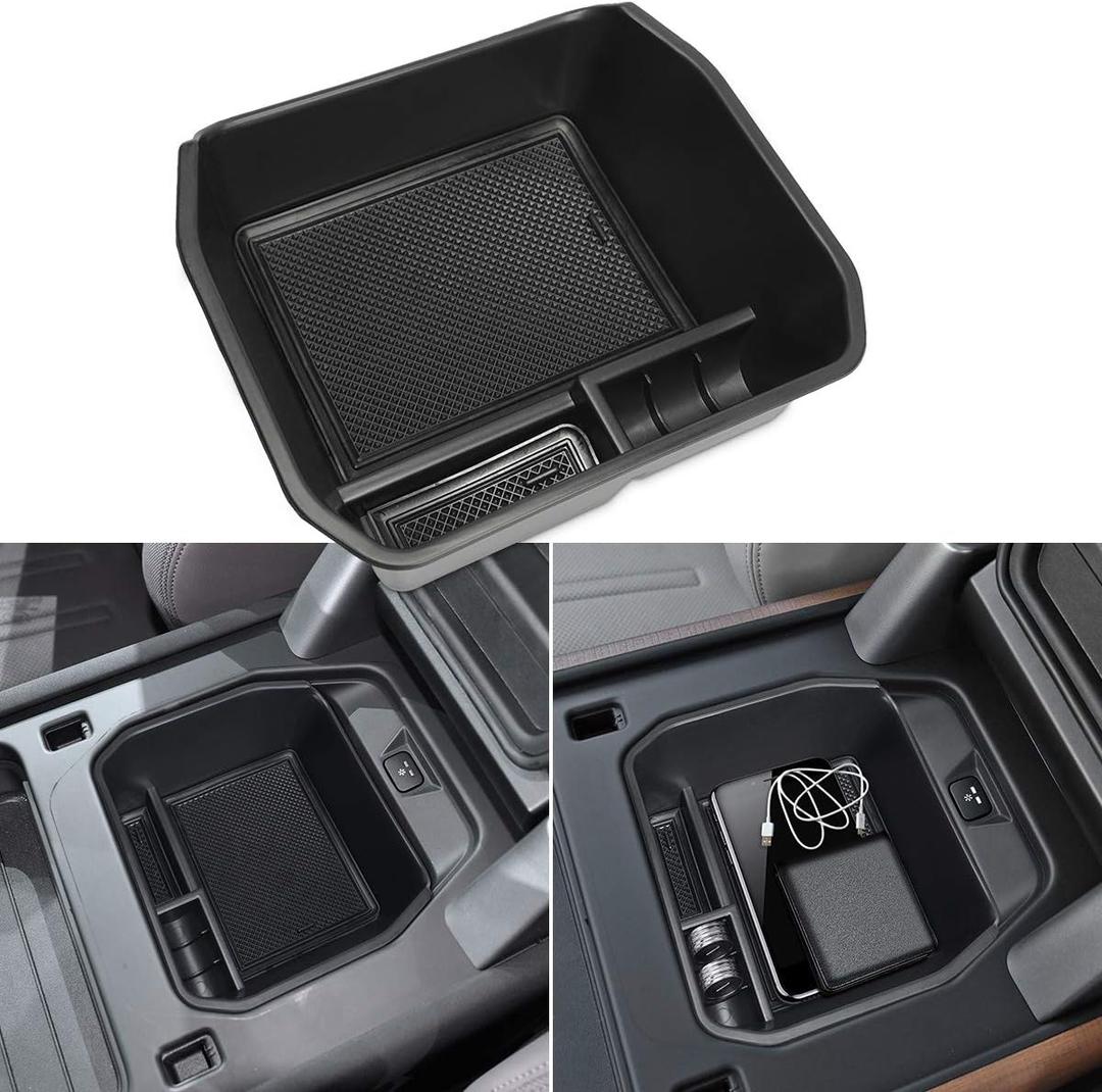 auovo Center Console Organizer Tray for Land Rover Defender Accessories 2020 2021 2022 2023 ABS Plastic Secondary Armrest Storage Box for Land Rover Defender 90 110