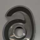 Dioycli Number Cake Molds for Baking 3D Silicone Cake Molds DIY Personalized Cake Pan for Birthday Wedding and Anniversary Number 6 Cake Pan of 10 Inch