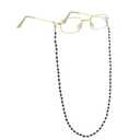 Cupohus Old Lady Costume Set Grandma Wig 100 Days of School Costume Madea Granny Glasses Eyeglass Chains Cords Faux Pearl Bead Necklace Old Lady Cosplay Set 5 Pieces (silver white afro)