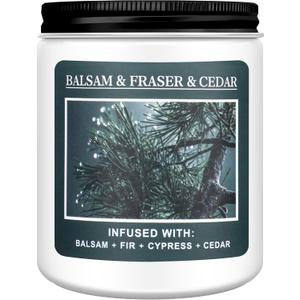 Homsolver Christmas Tree Fir Pine Candles, Christmas Holidays Balsam Candles, Balsam & Fraser & Cedar Scent with 50+ Hours Burning Time, Unique Gifts for Women