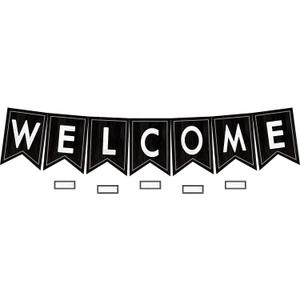 Teacher Created Resources Modern Farmhouse Pennants Welcome Bulletin Board (TCR8506), 30.3" x 18"