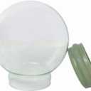 DIY Empty Glass Snow Globe Kit - Water Globe Accessories (D80mm)