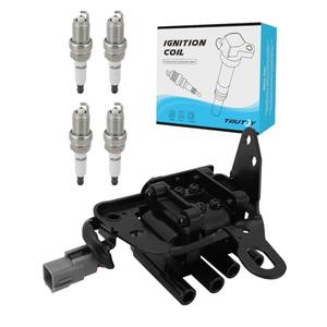 Amazon.com: TAUTOY 1 PC UF593 Ignition Coil Pack & 4 PCS Iridium Spark Plugs For Kia Soul 2.0L L4 2010-2011,For Hyundai Elantra 2.0L 2007-2012,Replace # ZFR5FGP 27301-23900 7098 : Automotive