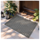 GRANNY SAYS Front Door Mat Indoor Entrance, Entryway Rugs Non Slip Washable, Waterproof Welcome Mat for Outside Entrance, Low Profile Outdoor Mats for Front Door, Grey 2ft x 3ft