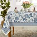 Spring tablecloth beautiful pattern 60x120 inch