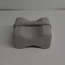 Knee Pillow for Side Sleepers Hip Pain,Charcoal Memory Foam Leg & Knee Pillow for Side Sleeping,Between Leg Pillow for Side Sleepers,Leg Pillow with Straps and Removeable Cover(Grey)