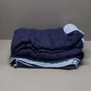 Yescool Weighted Blanket for Adults (20 lbs, 60" x 80",Navy & Blue) Cooling Heavy Blanket for Sleeping Perfect for 190-210 lbs, Queen Size Breathable Blanket with Premium Glass Bead, Machine Washable