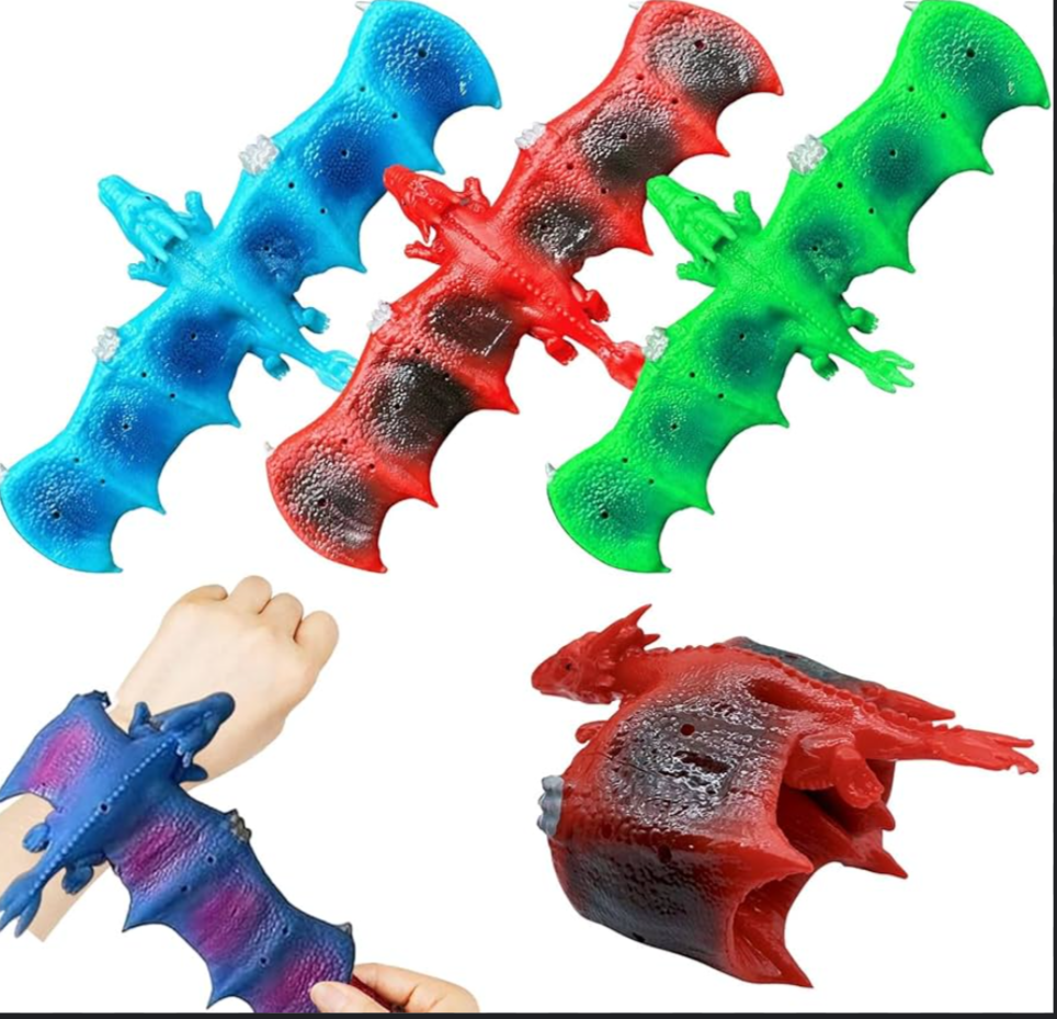 Dinosaur Slap Bands 3Pcs Dinosaur Slap Bracelets for Kids dinosaur party bags fillers Easter Slap Band Dinosaur Theme Goodie Bag Stuffers for Boys&Girls slap bands for party bags