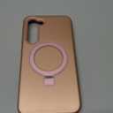 Compatible with Samsung Galaxy S23 Plus Case with Magnetic Ring Stand[Compatible with Mag-Safe][Military Grade Drop Protection][Build in Kickstand] S23 Plus Phone Case 6.6",Rose Gold