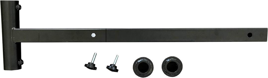 MAXXHAUL 50102 Hitch Mount Umbrella Holder - Durable and Sturdy - Great Support for Large Patio and Outdoor Umbrellas - Ideal for Traveling, Tailgating and Other Outdoor Events , Black